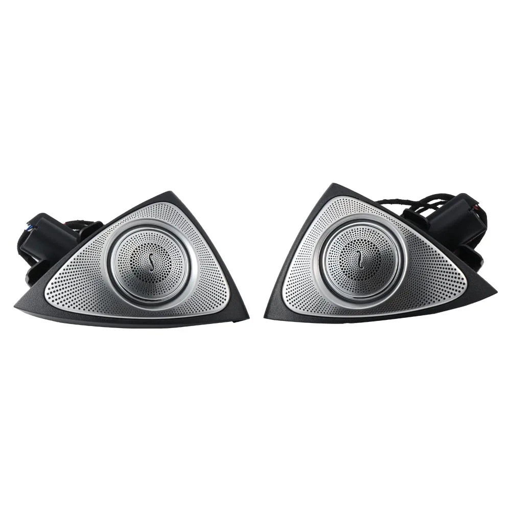

3D Rotating Tweeter 64 Colors Loudspeaker Trim Luminous Decoration Upgrade Audio Trumpet Horn For E-W213