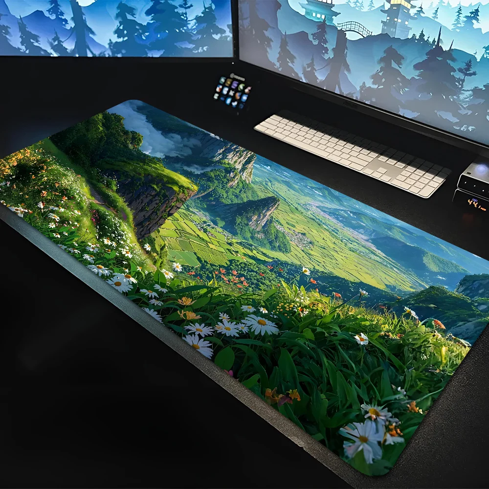 

1pc Steam Wallpaper Non-slip Mouse Pad Suitable For Office Computers Laptops E-sports Game Desk Mats XXL Keyboard