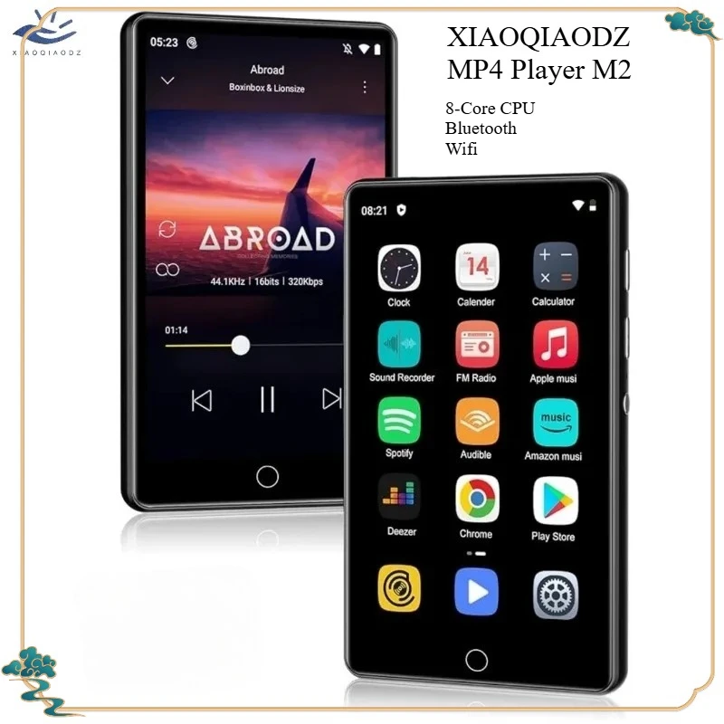 

XIAOQIAODZ MP4 Player M2 MP3 Music MP5 Video Bluetooth Electronic Book Android Touch Portal Wifi Portable Student Study