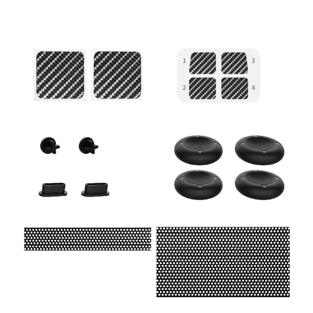 Silicone Dust Plugs Set For Steam Deck Console Com 4 Rocker Cap Tampa Anti-poeira Plug Dustproof For Steam Deck Host Protection