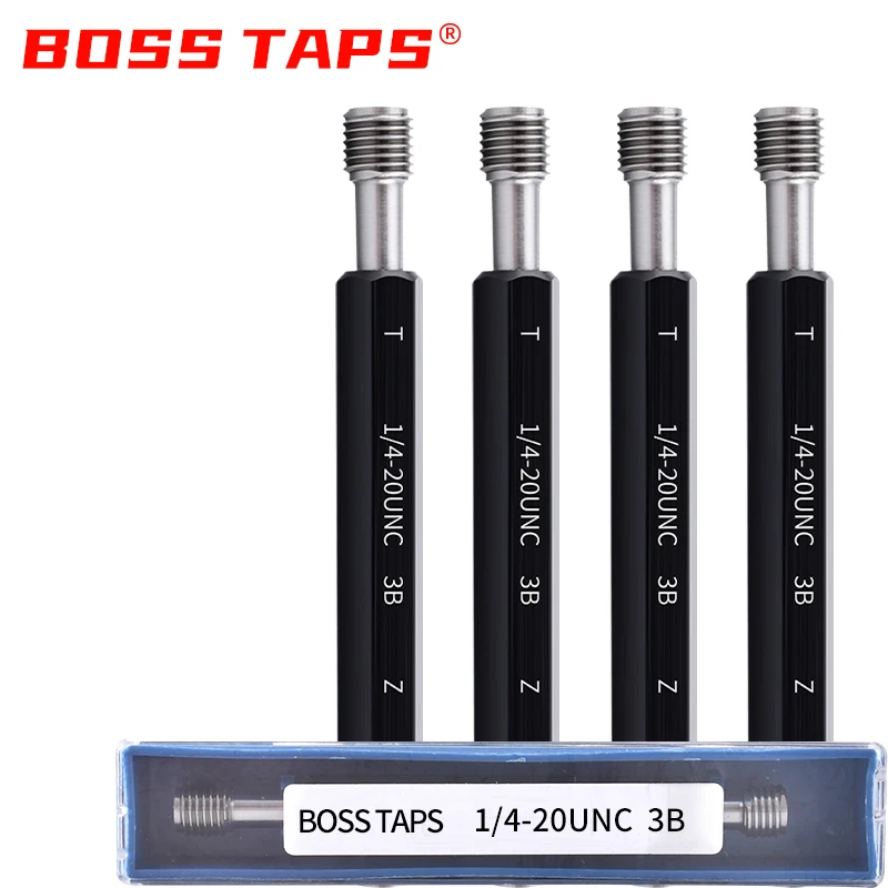 

BOSS TAPS 1pc Thread Plug Gauge Steel Mer-cury Gage Fine UNC UNF1/4 5/16 3/8 7/16 9/16 1/2 1-64 2-56 12-28 10-24 3B Measure Tool