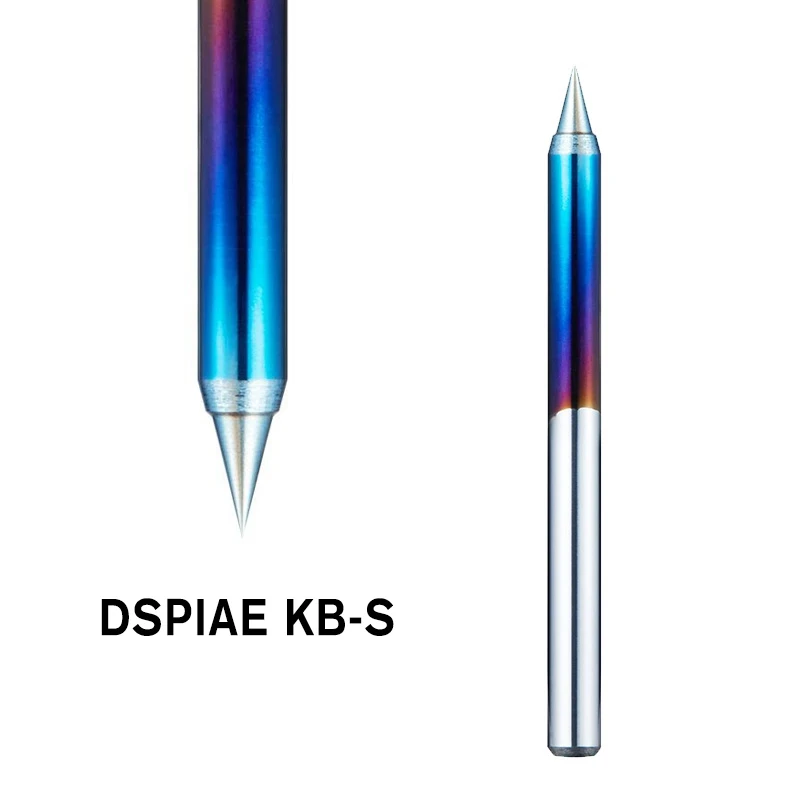 Imagem -03 - Dspiae-tungsten Steel Carving Needle Chapeamento de Titânio Haste para o Modelo Hobby Militar Faça Você Mesmo Element Hand Tools Kb-s 3.175 mm