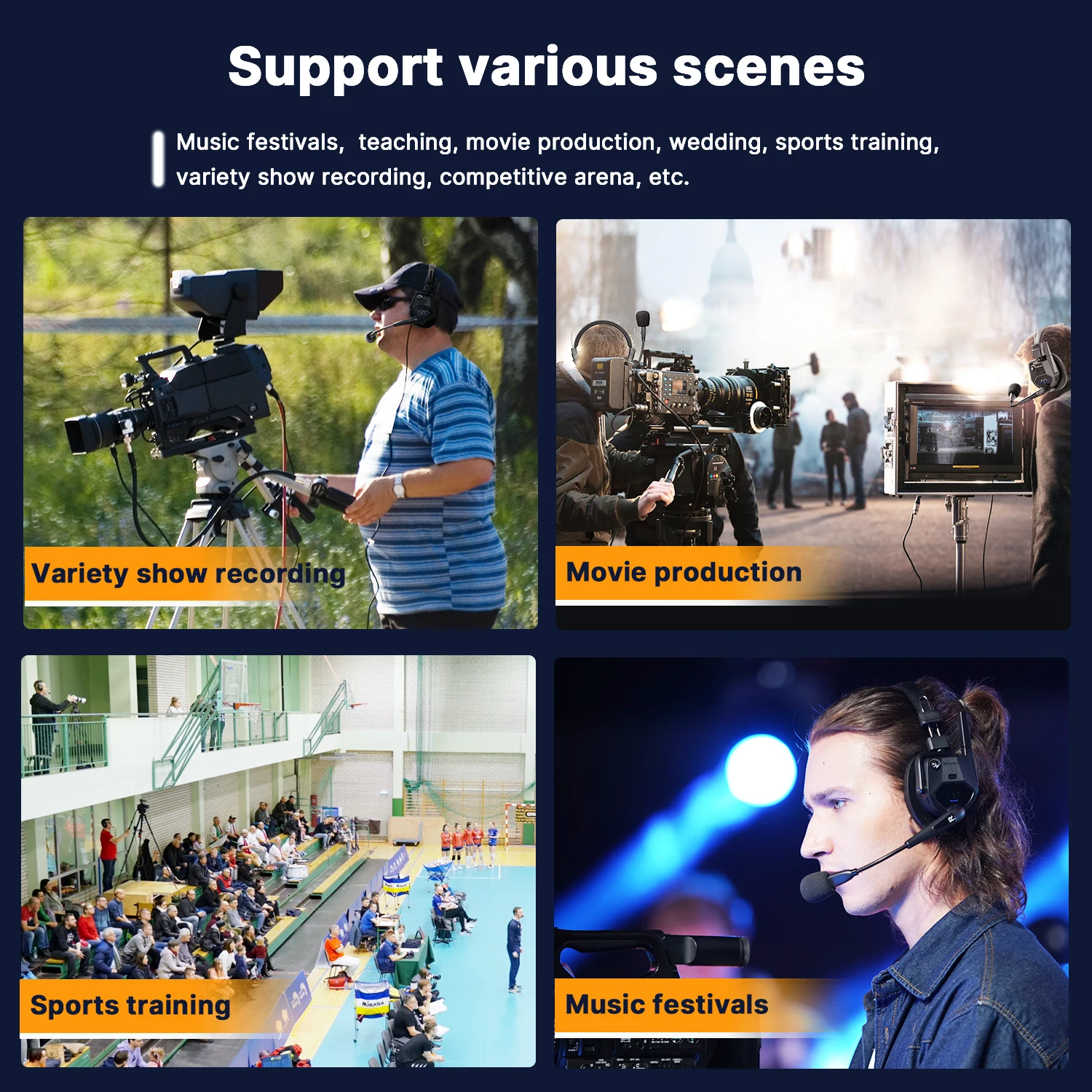 Saramonic wiTalk9 srh fone de ouvido remoto de orelha única para witek9 comunicação duplex completa interfone sem fio fones de ouvido microfone