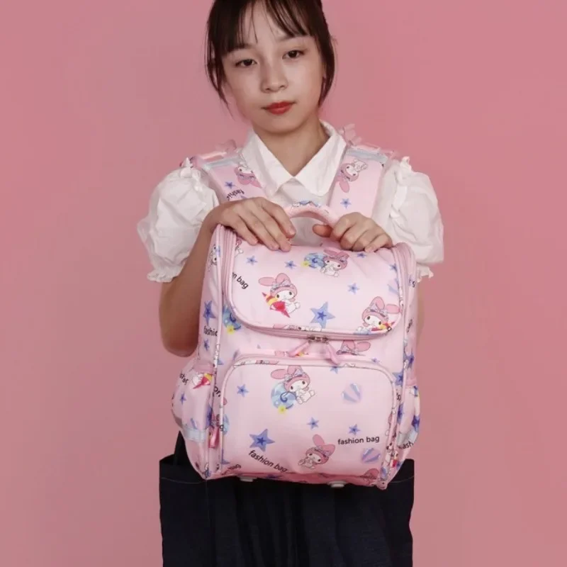 Cinnamoroll My Melody Anime Ins Children Storage Bag Cute Cartoon Backpack Boys Girls Schoolbag Lovely Gifts for Girls