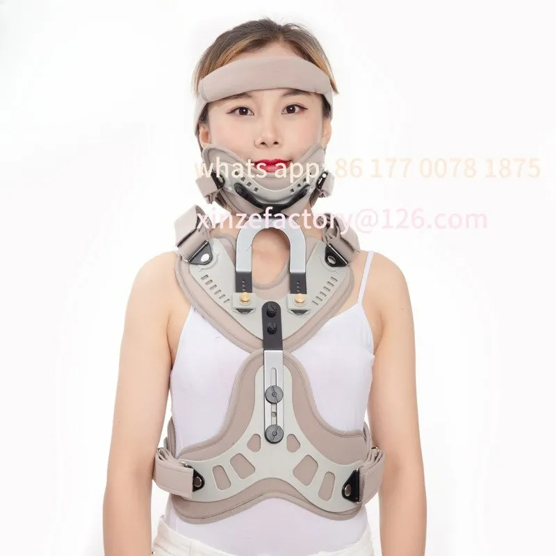 

Customizable Comfortable and Lightweight Head Neck and Chest Braces, Head Fixation Rehabilitation Appliances,