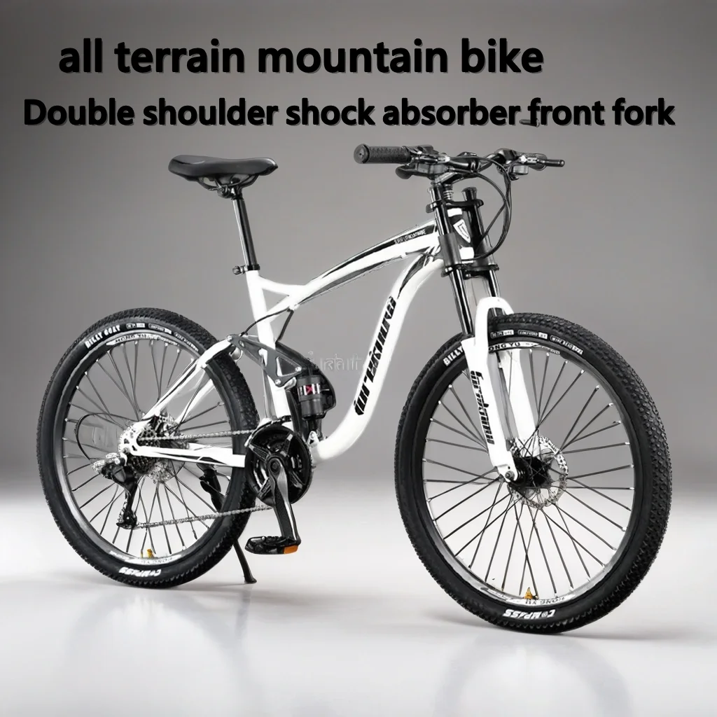 

24/26 inch MTB dual suspension Mountain Bike dual disc brake Cross Country Bicycle 24/27/30 speed soft tail Downhill bicicleta