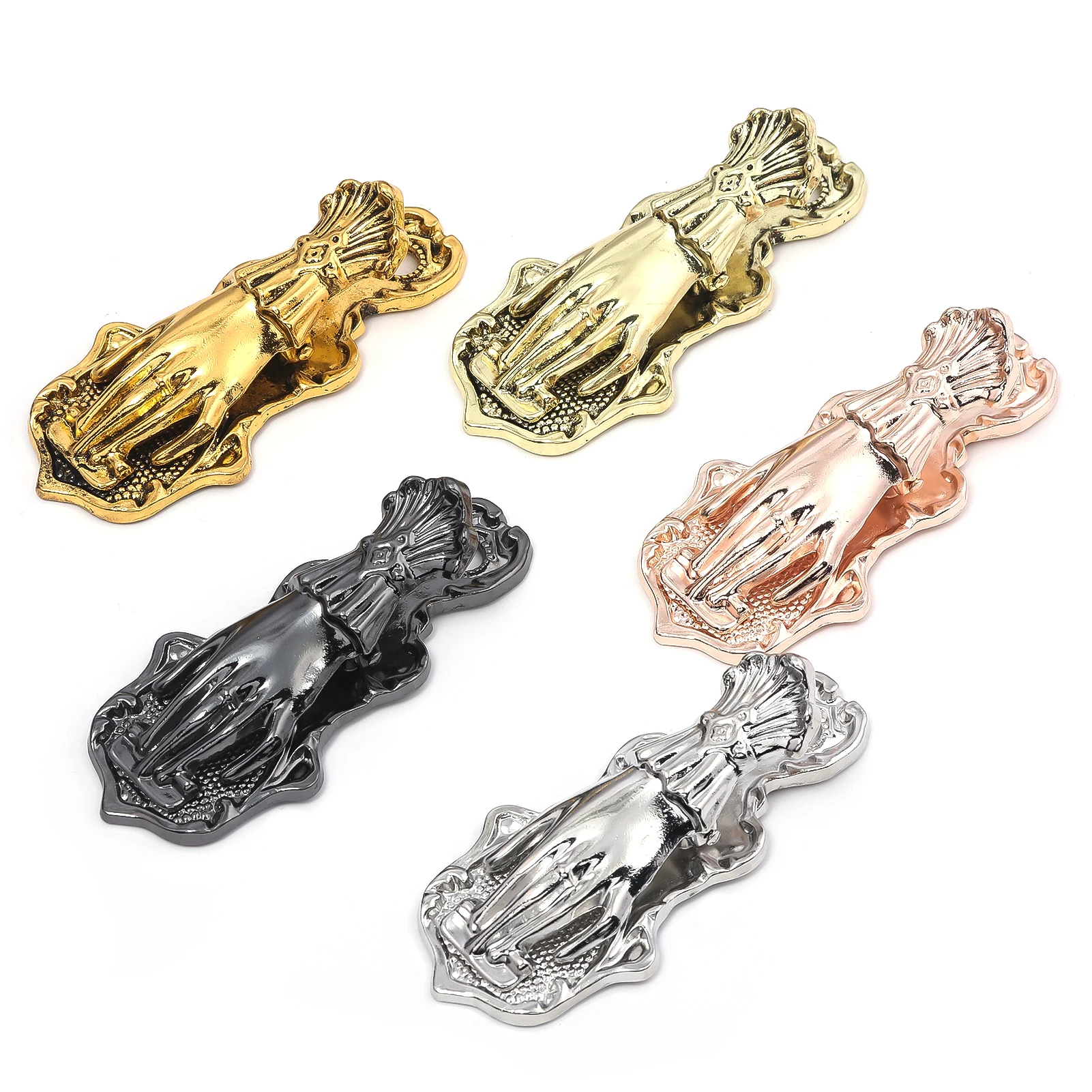 Noblewoman's Hand Retro Hand Account Clip Hand-shaped Bookmark Clip Noblewoman Hand Metal Gold-plated Sleeve Pose Clip