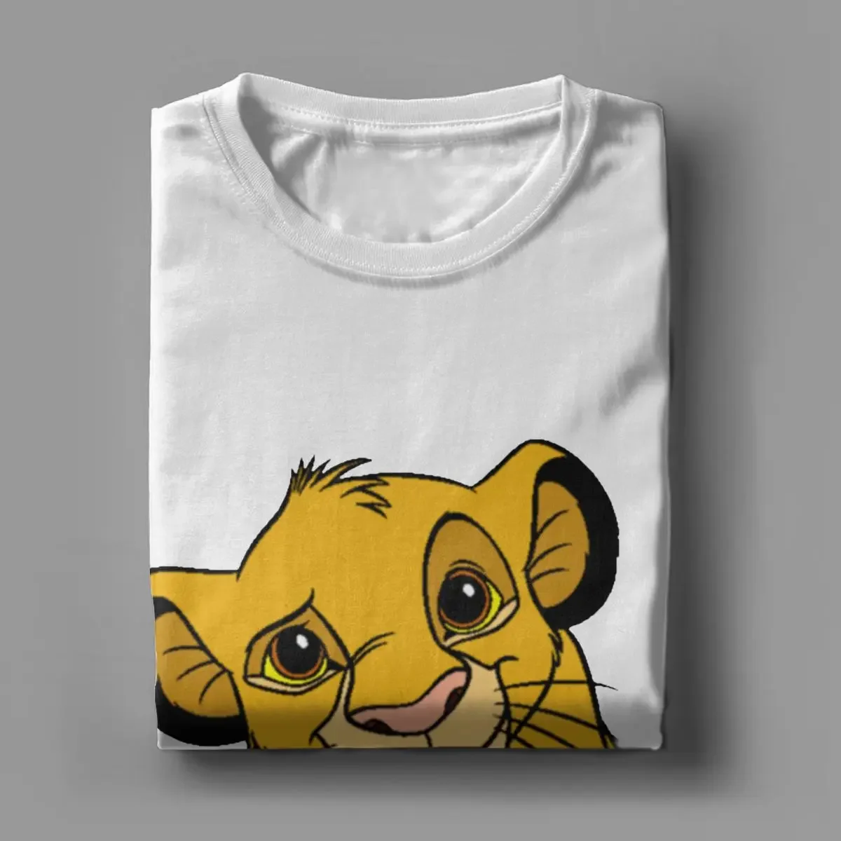 Men Women\'s The Lion King Simba Anime T Shirt Disney Cotton Clothing Fashion Short Sleeve Tee Shirt Printing T-Shirt