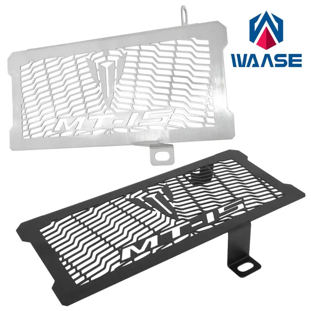 waase Motorcycle Radiator Water Cooler Grille Guard Cover Protector Steel For YAMAHA MT15 MT-15 M-SLAZ 150 2018 2019 2020 2021