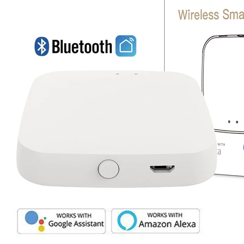 

Многорежимный интеллектуальный шлюз ZigBee Bluetooth Mesh Hub Работает с приложением Tuya Smart Голосовое управление через Alexa Google Home