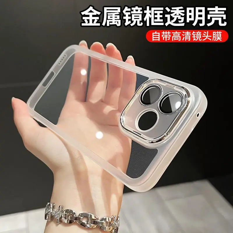 حافظة لهاتف OPPO A5 Pro مصنوعة من السيليكون الشفاف الفاخر مع غطاء خلفي من البولي يوريثان الحراري لهاتف OPPO A5X 4G 5G ممتص للصدمات Funda