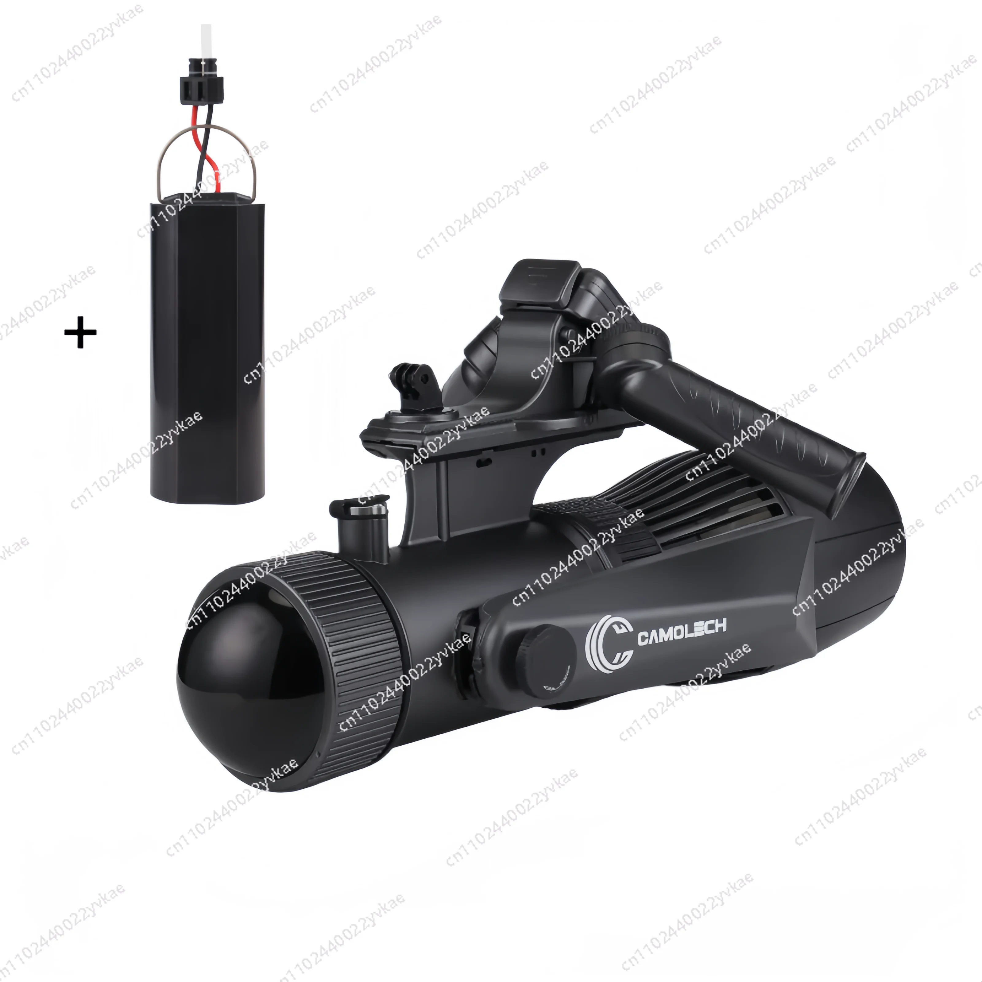 

CAMORO 700W Dual Detachable Battery Underwater Sea Scooter Paddle Board Scooter with Floating Fins Long Endurance for Diving