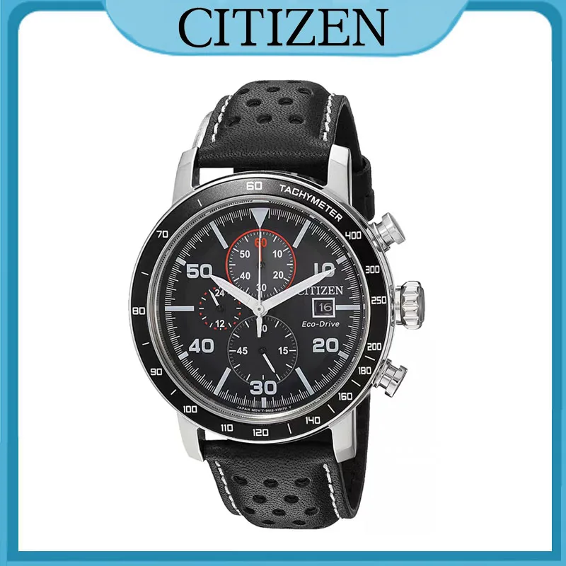 CITIZEN Top Brand Watches Luxury Trend Quartz Clock Waterproof Multi Function Strap Fancy Round Stainless Mechanical