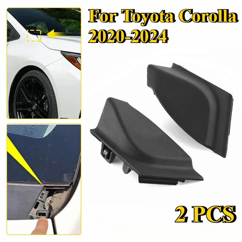 For Toyota Corolla 2020 2021 2022 2023 2024 Car Front Windshield Wiper Side Cowl Extension Trim Cover Water Deflector Cowl Plate