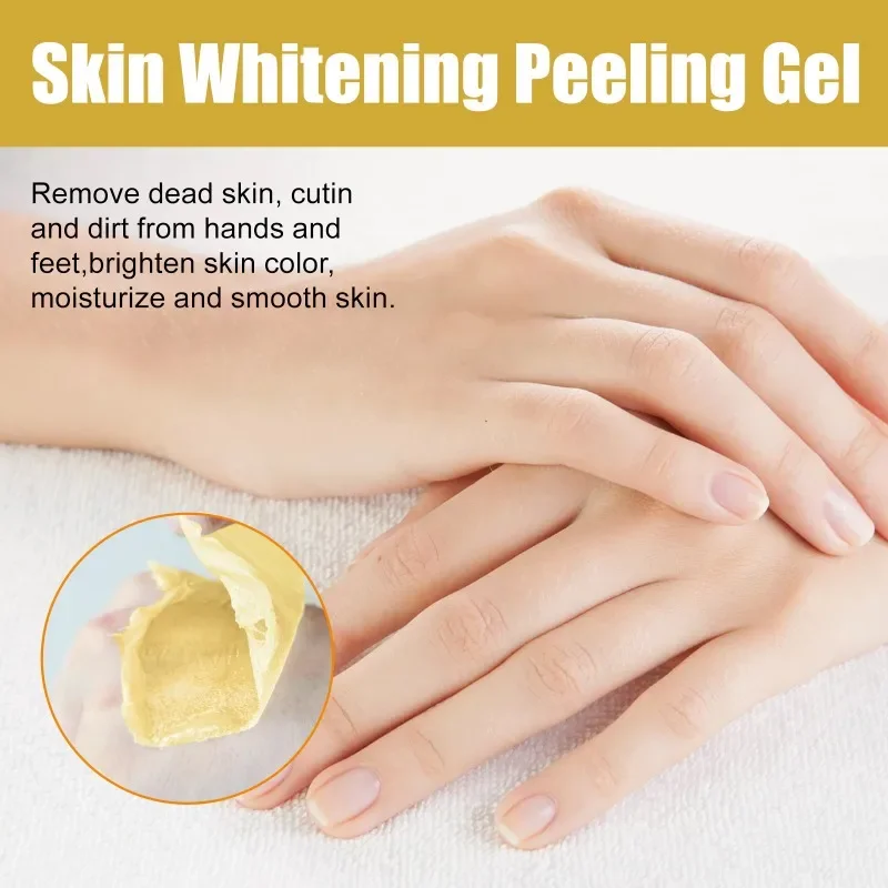 Olio Peeling per il corpo illumina la pelle scura sbiancante rimuovi ginocchio gomito gambe melanina pelle morta esfoliante idratante cura Gel per cuticole