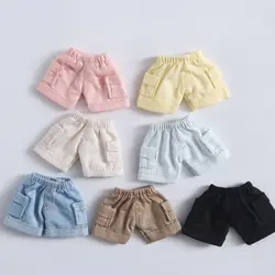 Obitsu11 Clothes Tooling Style Mini Jeans Shorts Casual Wears For OB11 Dolls Accessories 1/12 BJD Dolls Clothing Kids Toys