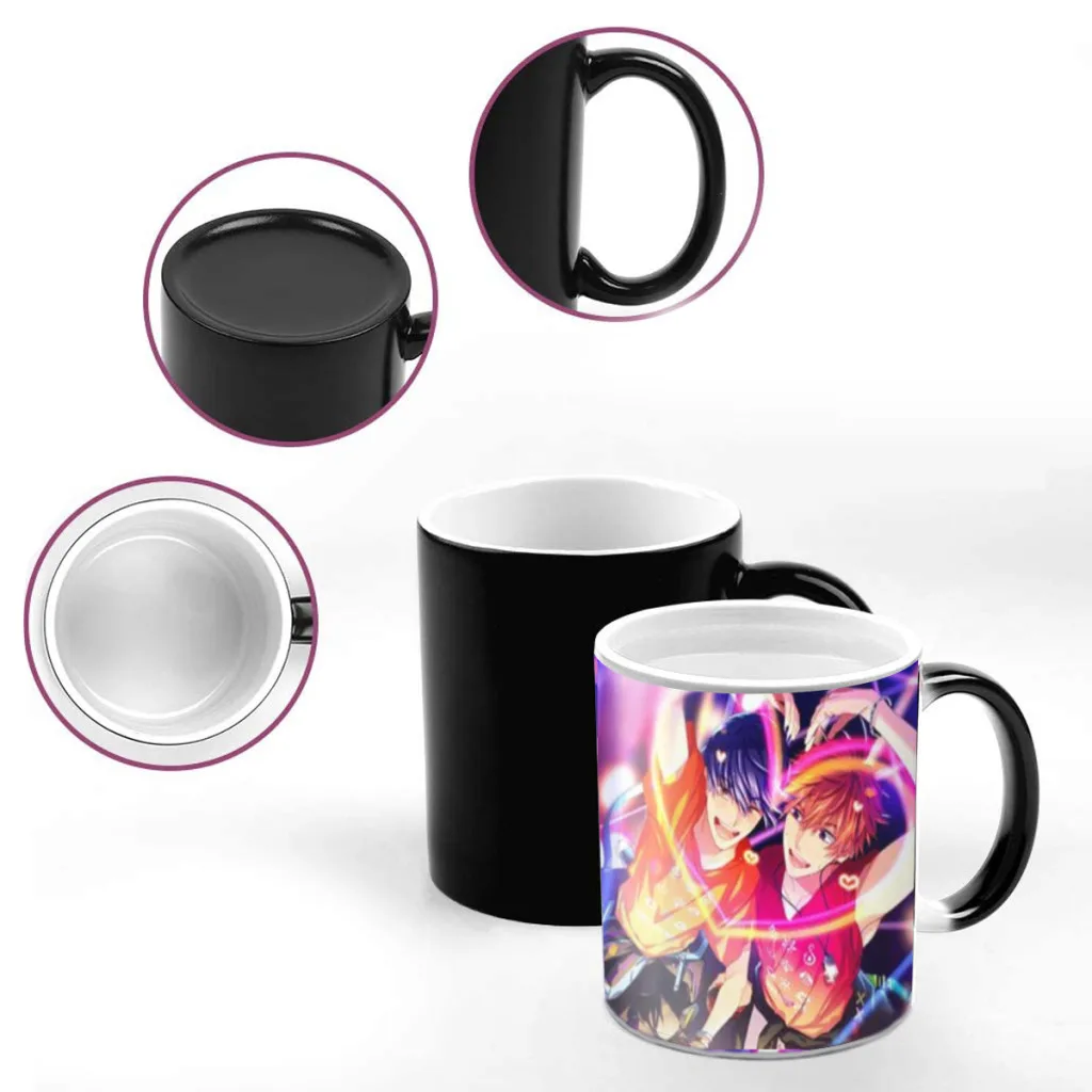 Game O-Obey Me One Piece Coffee Mugs And Mug Creative Color Change Tea Cup Ceramic Milk Cups Novelty Gifts