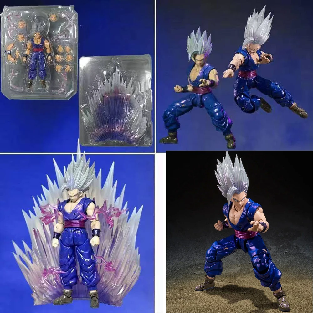 

Коллекционная фигурка Bandai SHF 17 см: Лимитированная серия, Бест Вуфан, Dragon Ball, новая портативная модель-украшение