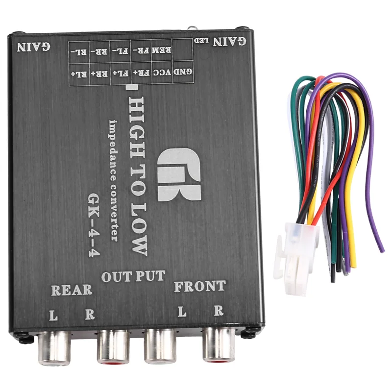 

Многофункциональный преобразователь звука 50 Вт, 4-канальный, простой в эксплуатации, передача звука без потерь для автомобильной электроники