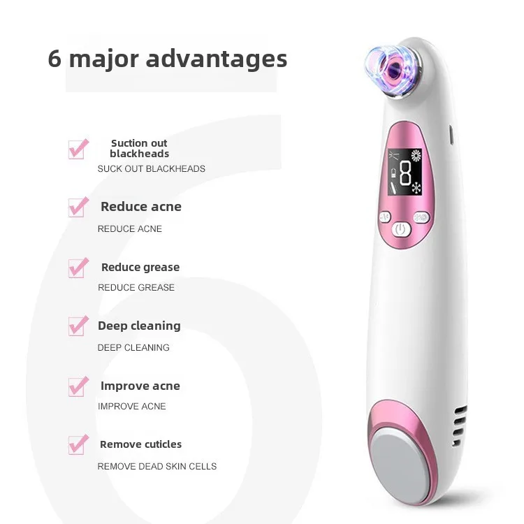 Nieuw elektrisch mee-eterabsorber dieptereinigingsapparaat voor poriën en acne Huishoudelijk multifunctioneel gezichtsschoonheidsapparaat