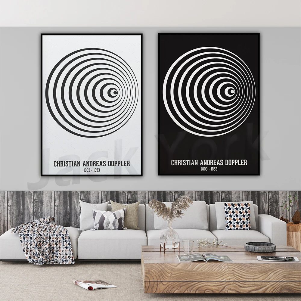 Christian Poster, Doppler Shift Poster for Science Lab, Star Scientists Print, Gift for College Student