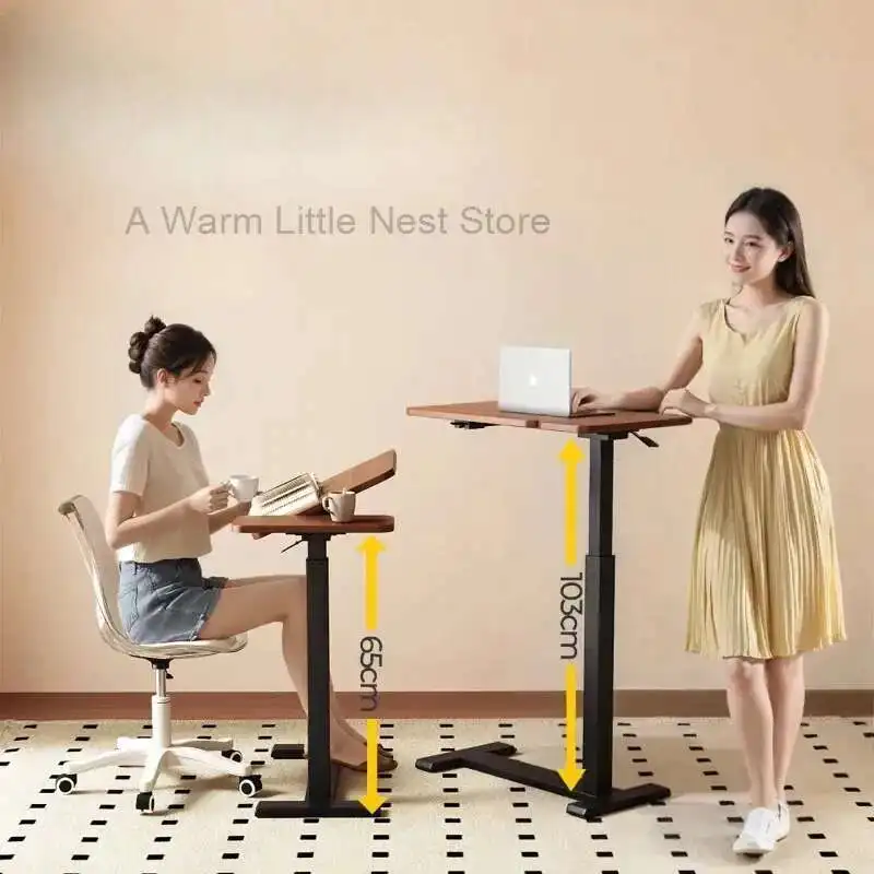 Portable Folding Laptop Desk Mini Foldable Folding Table with Lap Desk Reading Holder Height Adjustment Table Furniture 침대 테이블