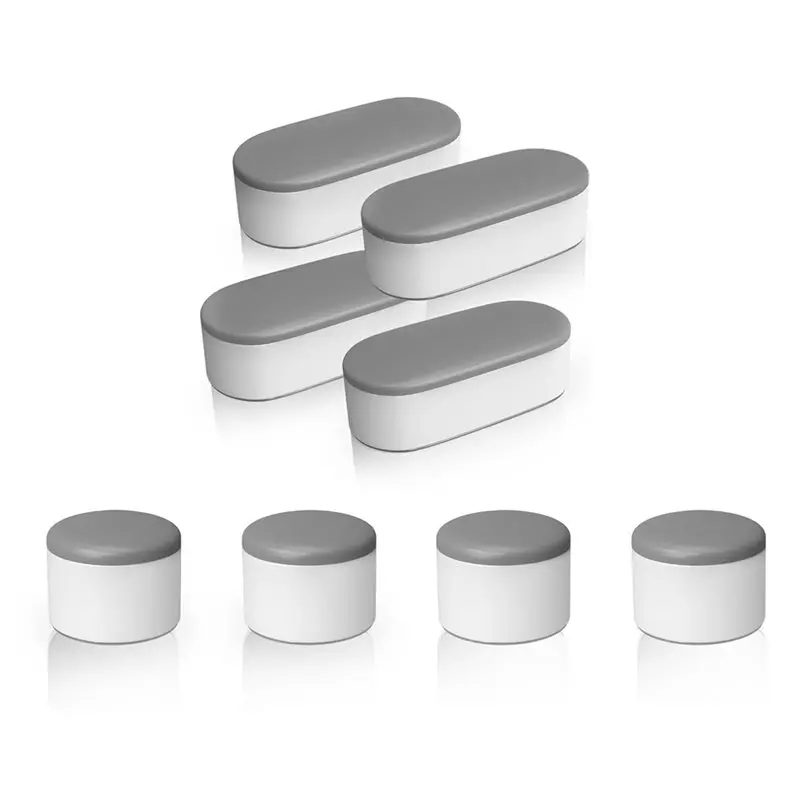 AB33-Toilet Seat Bumpers For Bidet& Lid, Attachment 8Pcs Universal Non-Slip Spacers For Toilet Seat And Lid Installation