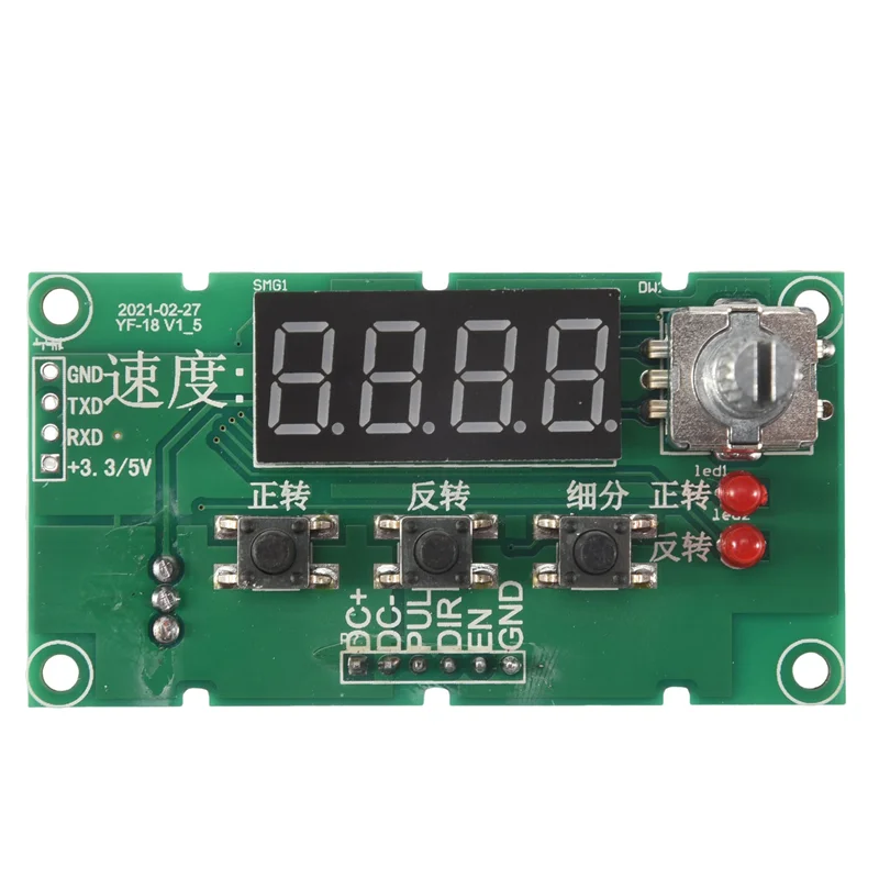 Speed RPM Display Stepper Motor Driver Controller Board Speed Adjustable Reversal-AT64
