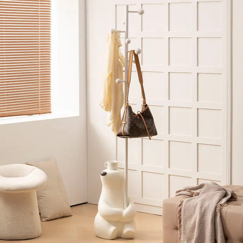 Coat rack Floor-to-ceiling bedroom Home living room Decoration ornament Hotel B & B Hanging hanger Storage rack