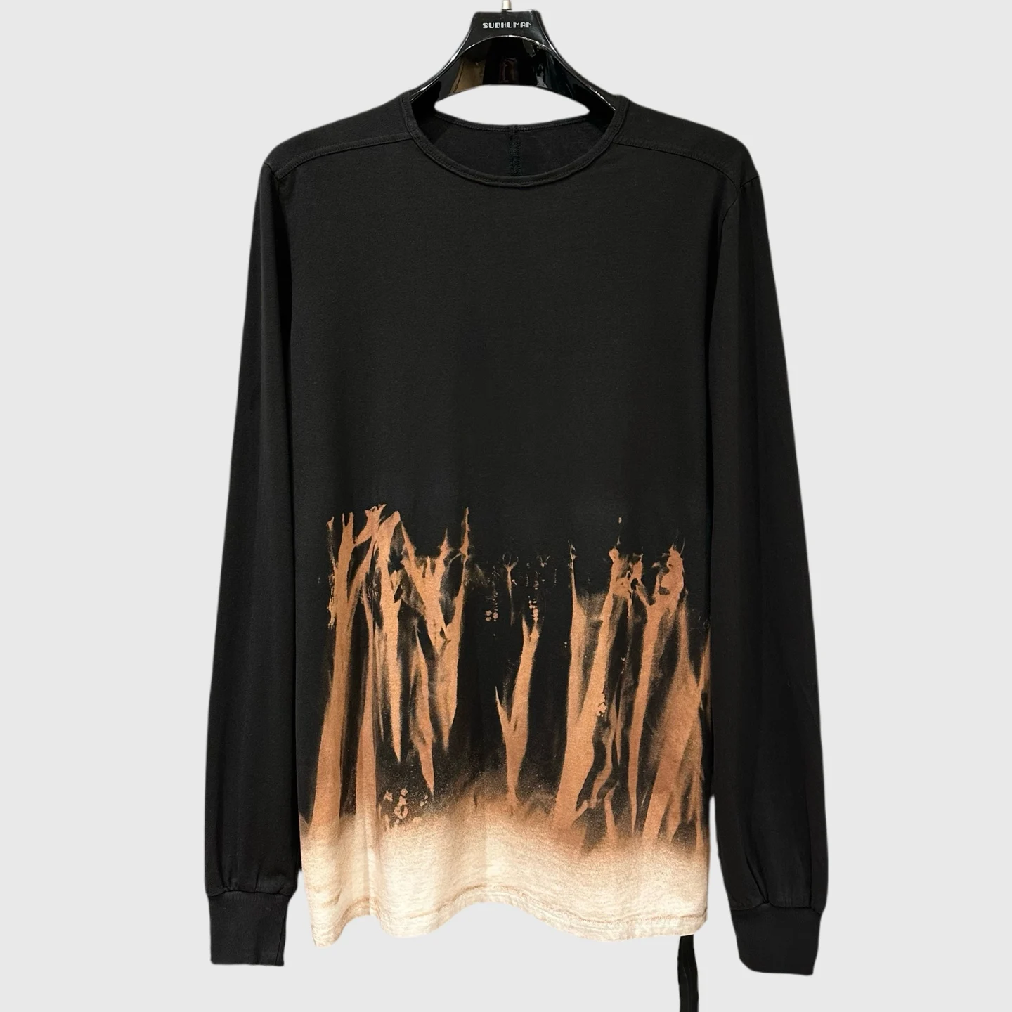 Camisetas e Moletons Masculinos e Femininos de Algodão, Gola Alta, Estilo Gótico, Oversized, Outono, Streetwear, Preto