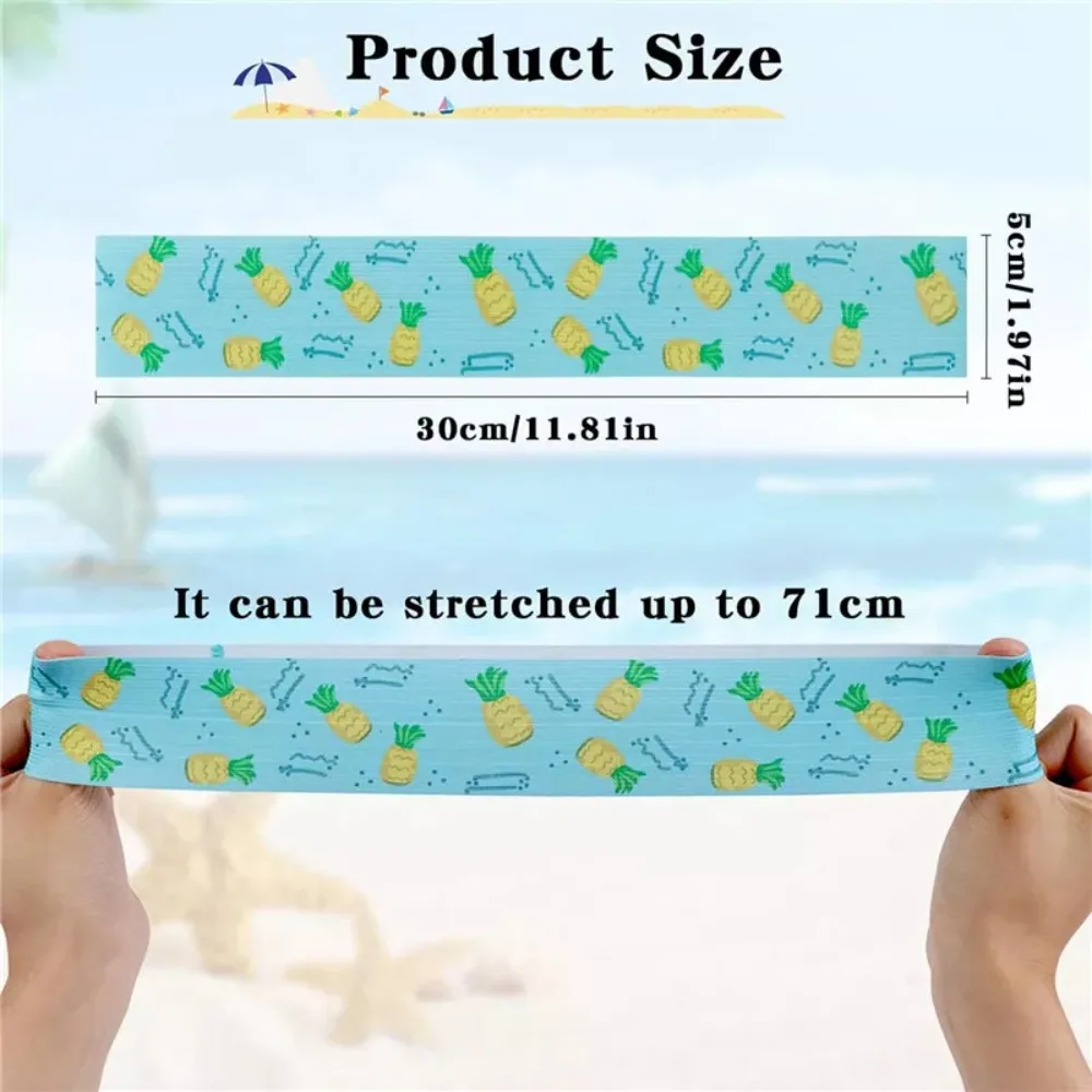 1/4Pcs Colorful Sunbed Strap Windproof Durable Beach Towel Holder Elastic High Elasticity Creative Towel Bands