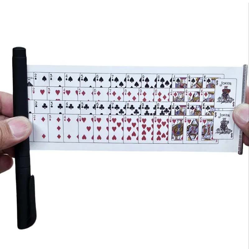 

Funny Prediction Pen Magic Tricks Accessories Close-up Illusions Gimmicks Chosen Card Appearing on Banner Prediction Card Magia