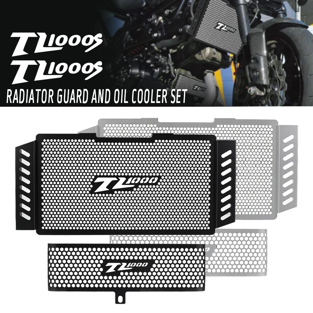 

FOR SUZUKI TL1000S TL 1000 S TL 1000S 1000s 1997 1998 1999 2000 2001 Motorcycle Accessories Radiator Grille Guard&Oil Cooler Set