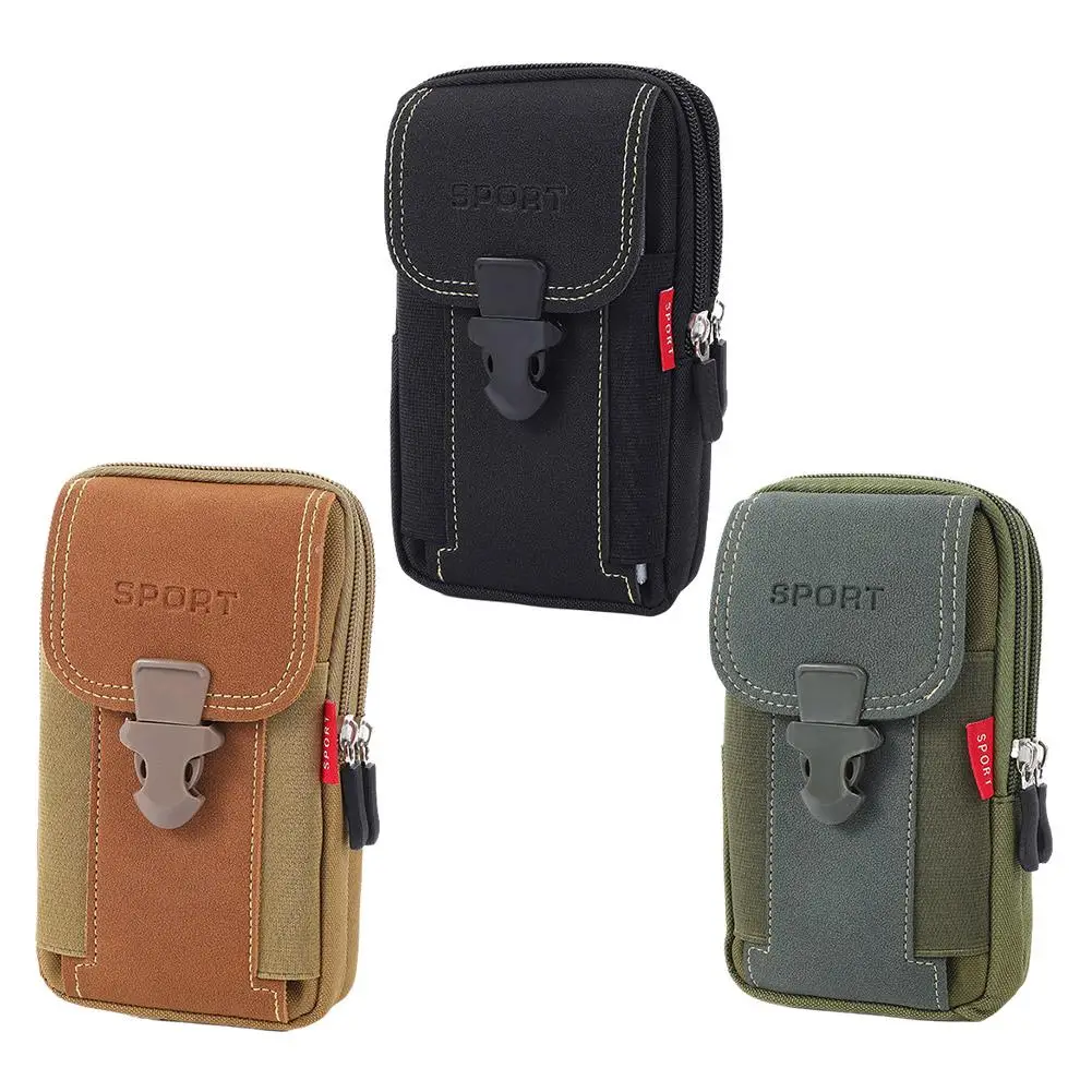 Outdoor Camouflage Bag Phone Holder Sport Waist Belt Case Waterproof Nylon EDC Sport Hunting Camo Bags in Backpack