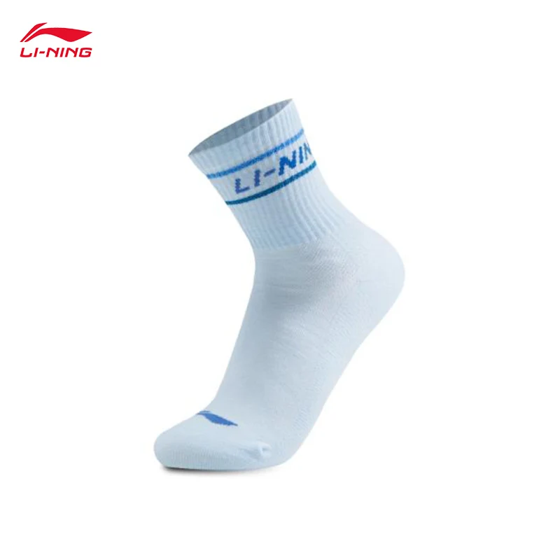 جوارب LI-NING Sports Life Series AT._BACTERIA ثلاثة أزواج من الجوارب القصيرة القابلة للتنفس والمريحة AWSV073