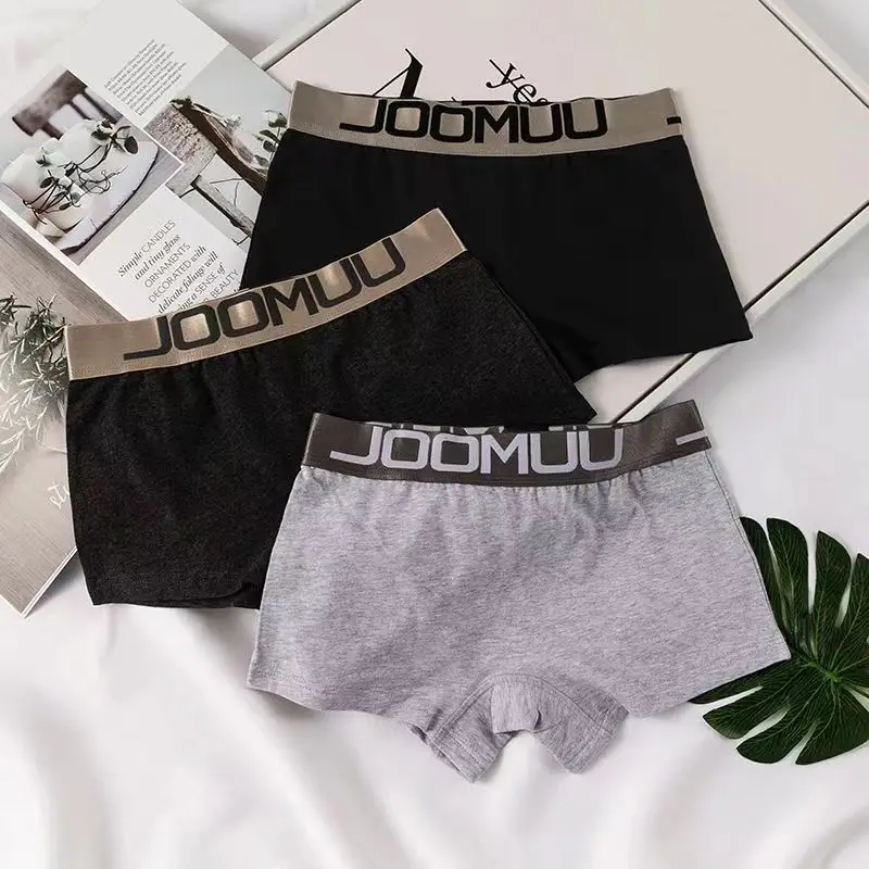 3PCS New Soft pure cotton Women\'s boxer panties Sexy Sports boxers for women Safety knickers Boyshorts Lady Underwear Lingerie