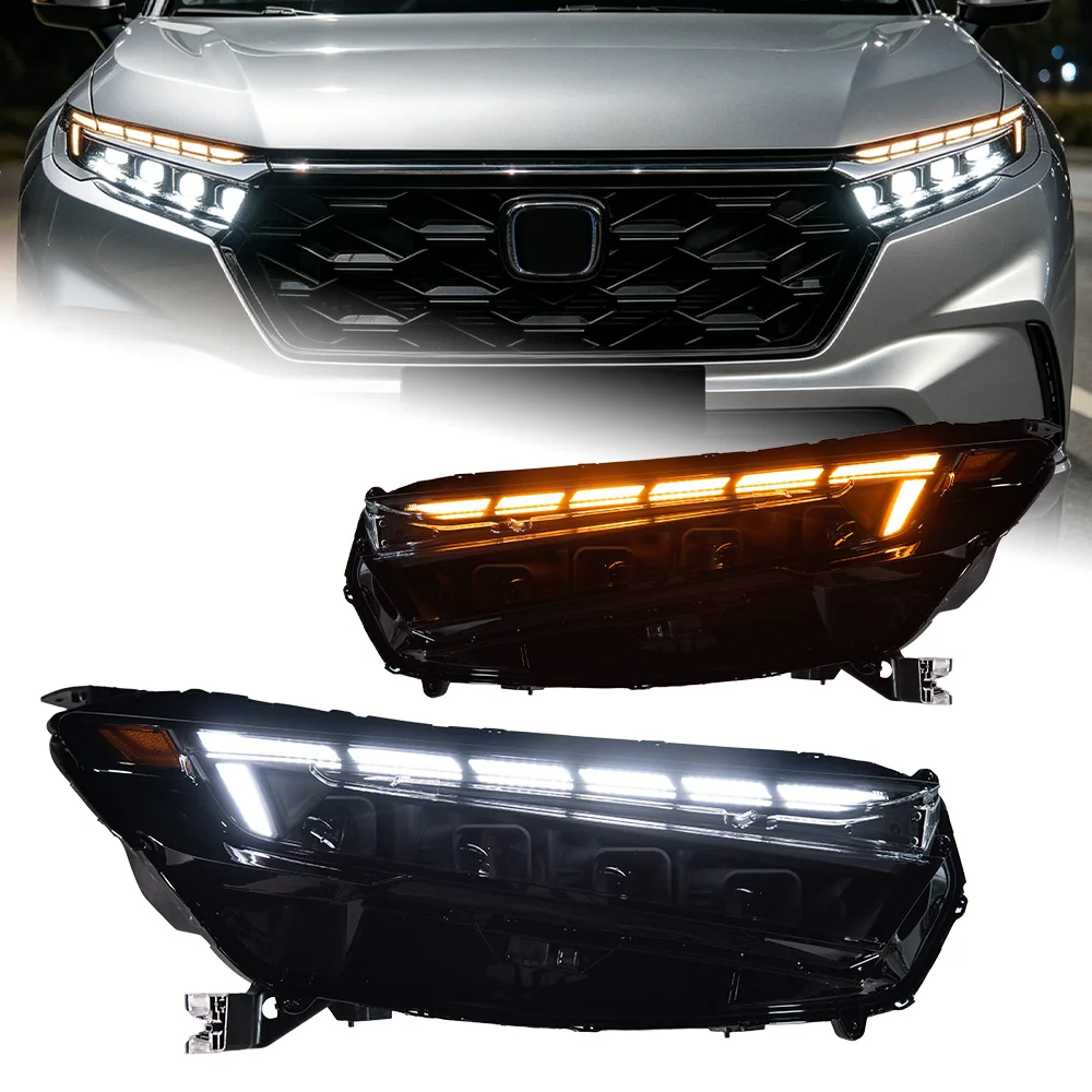 Car Lights For Honda CR-V Headlight Projector Lens 2023-2026 Dynamic Signal Head Lamp LED Headlights Drl Automotive Accessories