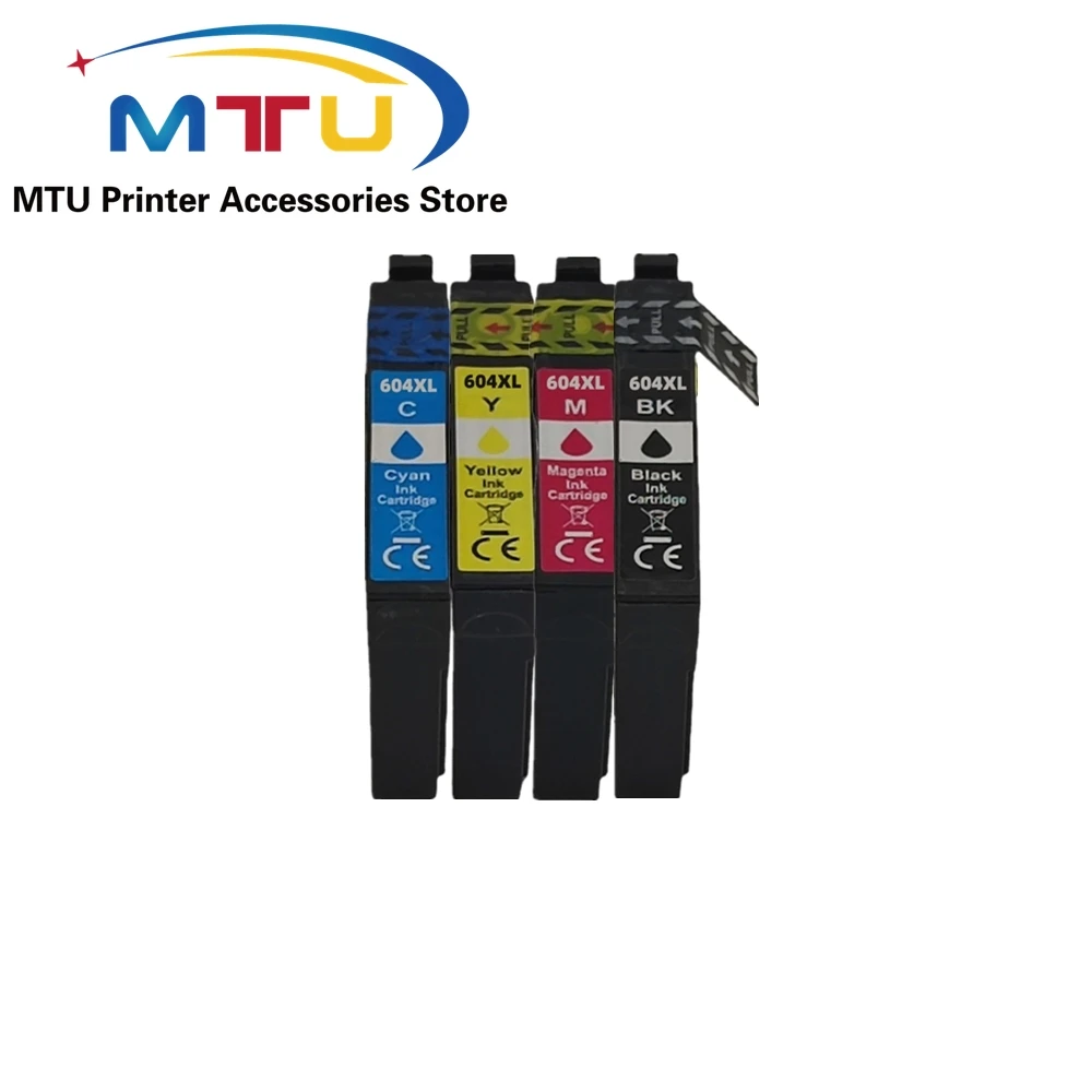 1Set T604 604XL European Version Ink Cartridge for Epson WF-2910 WF-2930 WF-2950 XP-2200 XP-2205 XP-3200 XP-4200 Printer