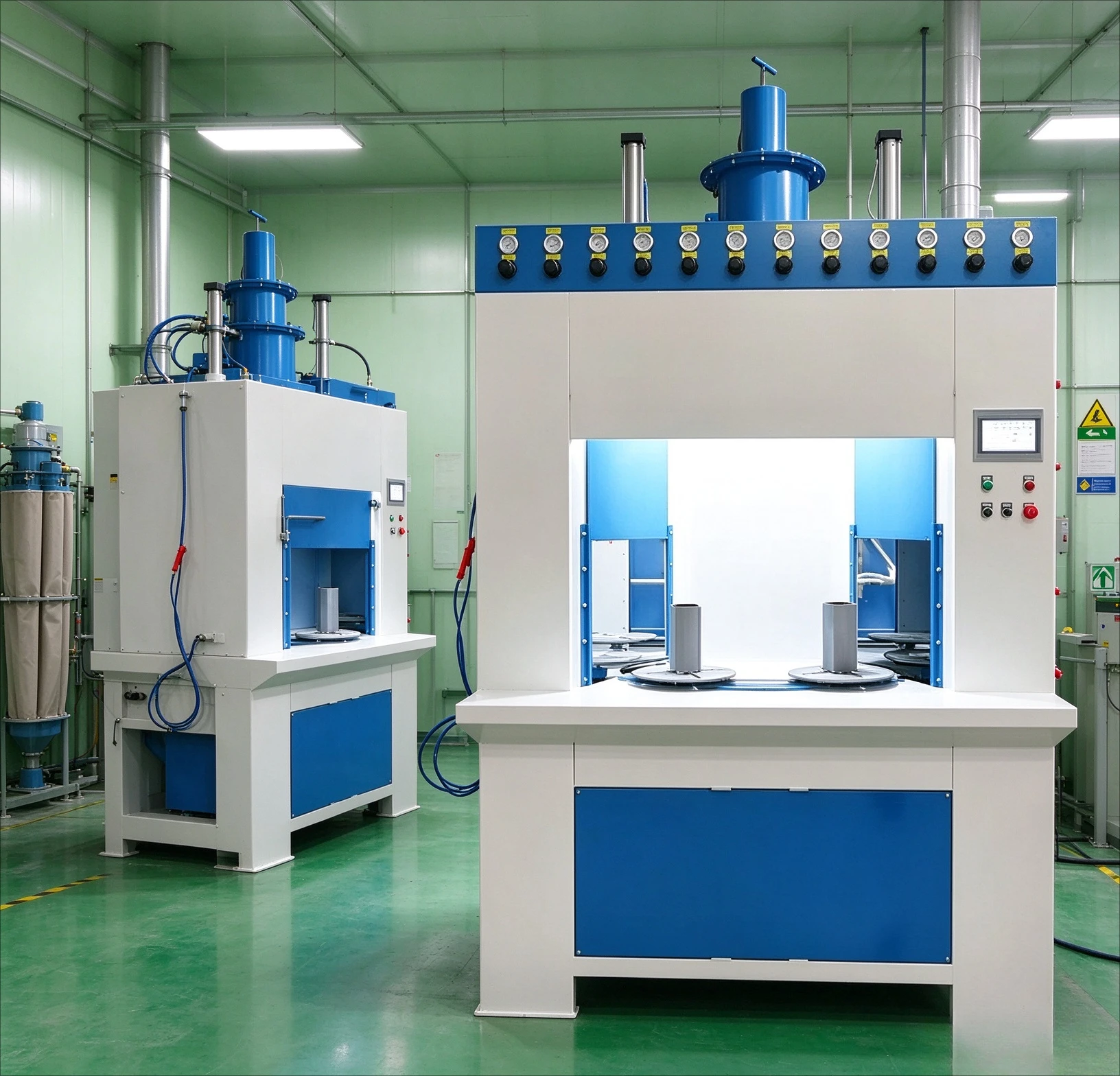 High Performance Automatic Sand Blasting Machine Rotary Indexing Tables Sandblasting System Customized