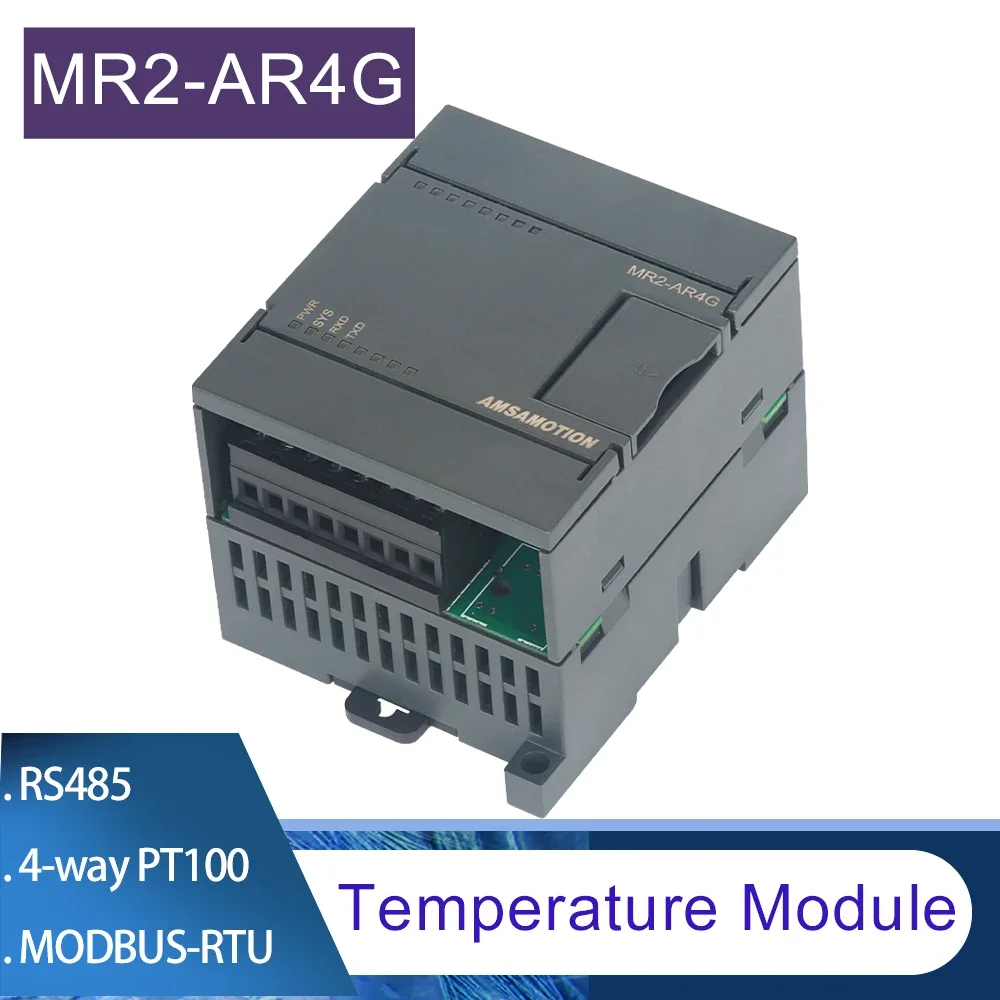 MR2-AR4G Temperature Module RS485 MODBUS-RTU With Simultaneous Acquisition 4-way PT100 Module DC24V