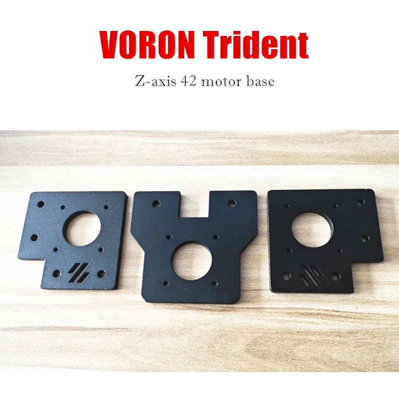 

3 шт./компл. VORON Trident полностью Металлическая Z-ось 42 основание двигателя/держатель/кронштейн, обработка с ЧПУ-детали для 3D-принтера