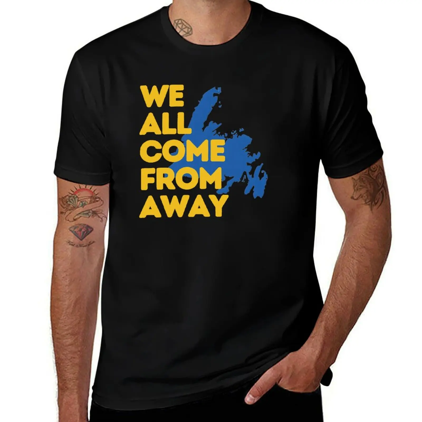 Come From Away Home Decor Merch Fandom Small Support HECKINFAROUT T-Shirt Breathable Travel T-Shirt
