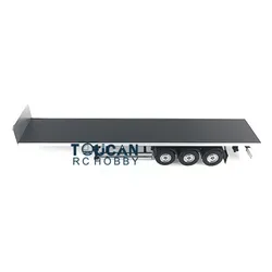 Toucan RC Hobby RC Telaio Flatbed Semi Rimorchio per FAI DA TE TAMIYAYA Modello 1/14 Trattore Camion Modello Giocattoli TH01019-SMT1