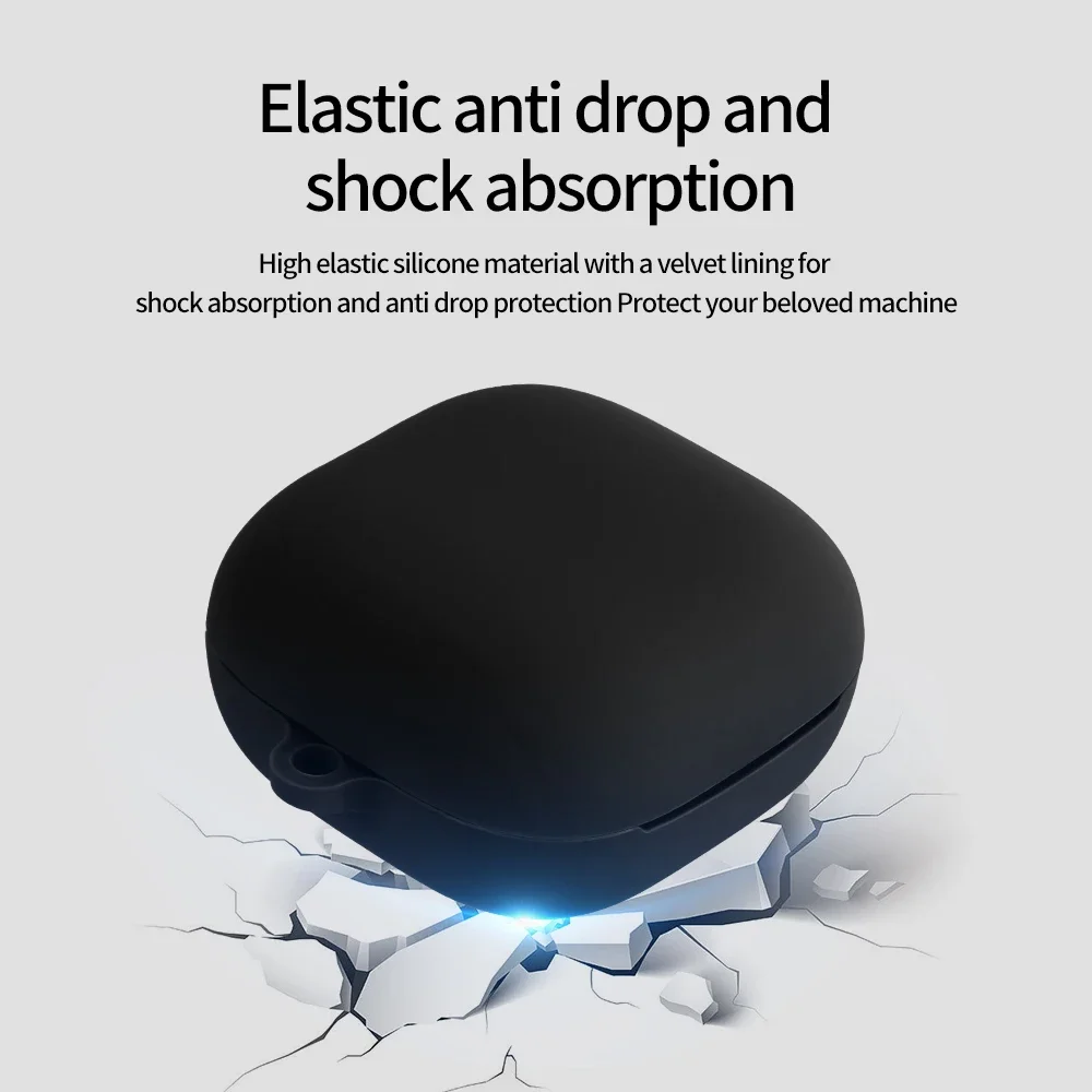 Funda protectora de silicona para auriculares inalámbricos QCY T13 T13X Melobuds ANC, carcasa antipolvo