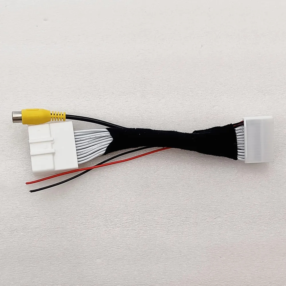 YIFOUM 28Pin Original Video Input Switch Reverse Camera RCA Adapter Cable For Mazda CX-5 CX5 2015 2016 2017 2018 2019/Mazda 2