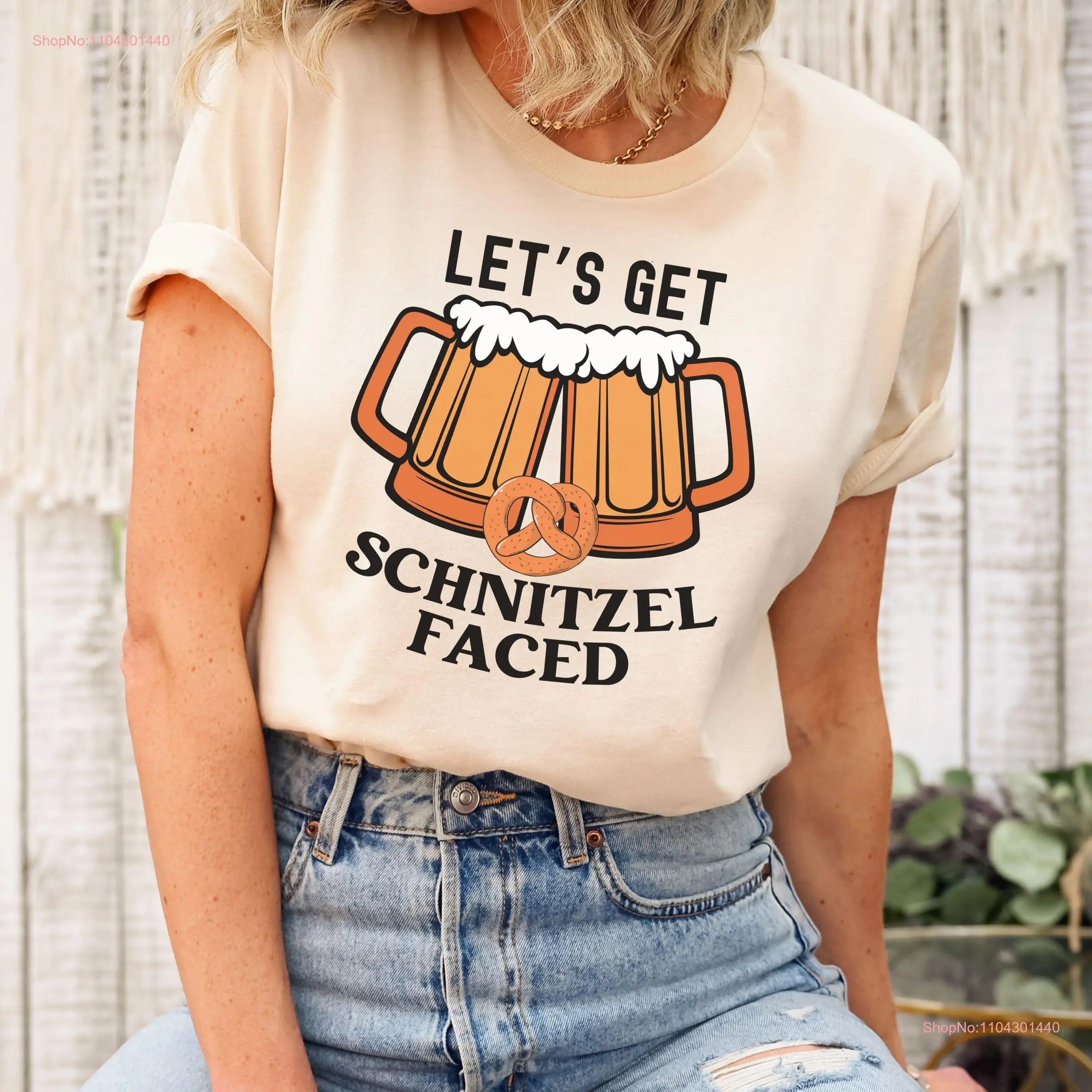 Let's get Schnitzel Faced Funny OktoberfesT T Shirt Matching Group Beer Festival Drinking Team tee Bottoms Up German