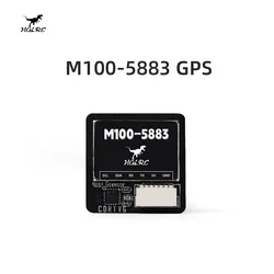 HGLRC M100-5883 GPS Module with Compass Ceramic Antenna on-board LED Indicators 21x21mm for RC Airplane FPV Long Range