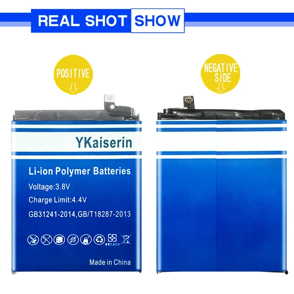 YKaiserin HB536378EEW Replacement Battery for Huawei P40 Pro P40Pro ELS-NX9 ELS-N04 Batteria + Track Code Free Tools