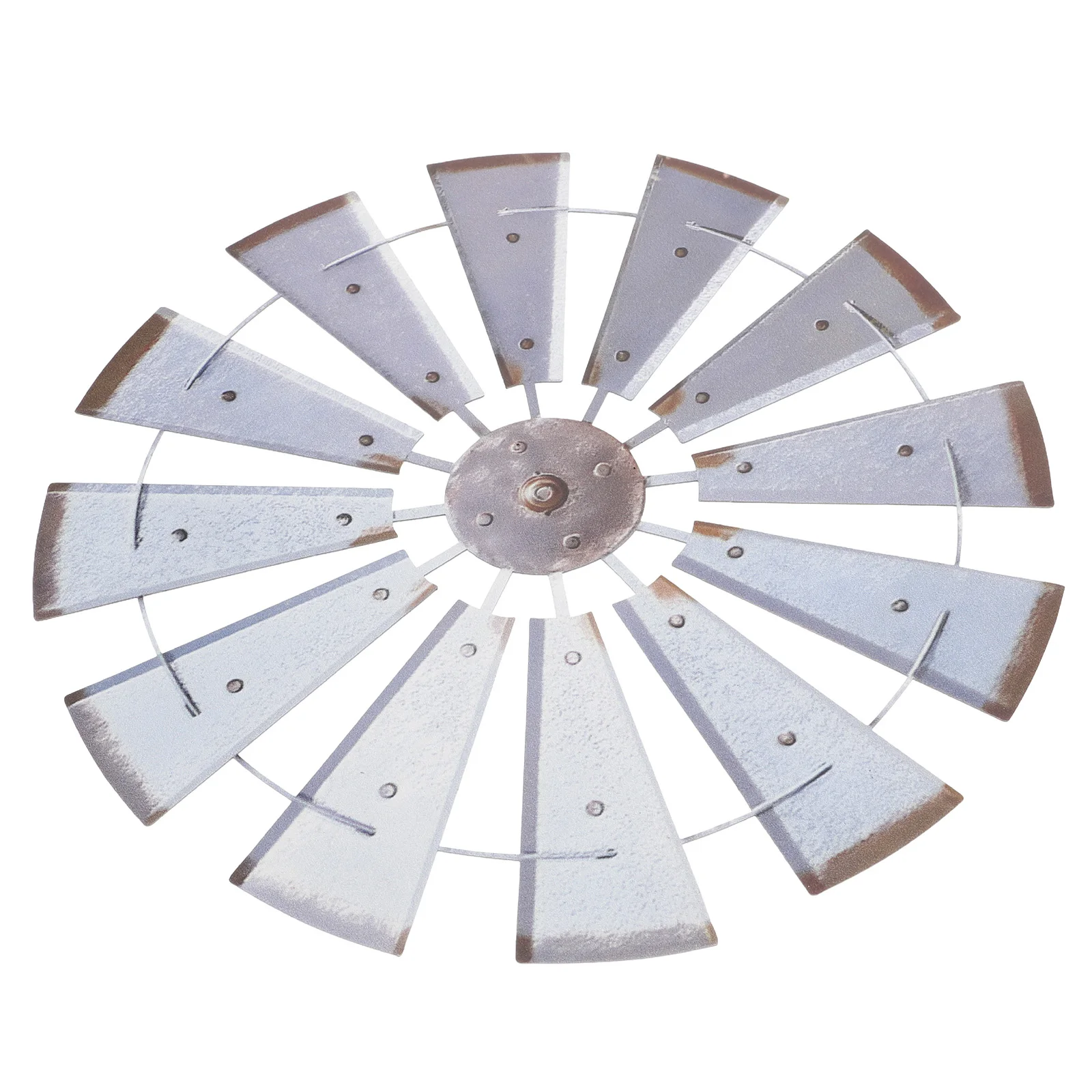 

Metal Windmill Decoration Hanging Wall Farmhouse Country Rustic Iron Small Crafts Home Decor Metal Windmill Elegant
