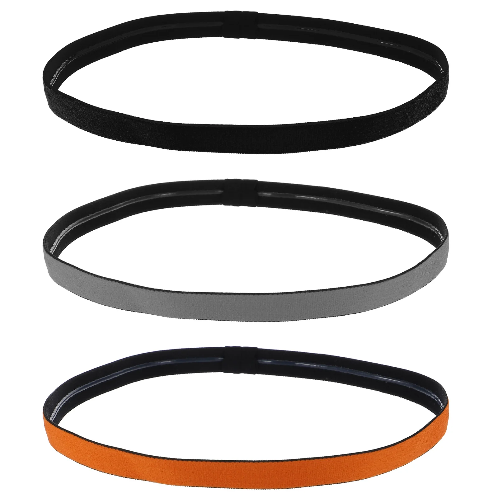 

3pcs Men Sports Headband Elastic Anti-Slip Sweatband Breathable Quick-Dry For Running Gym Basketball Football Fitness Outdoor